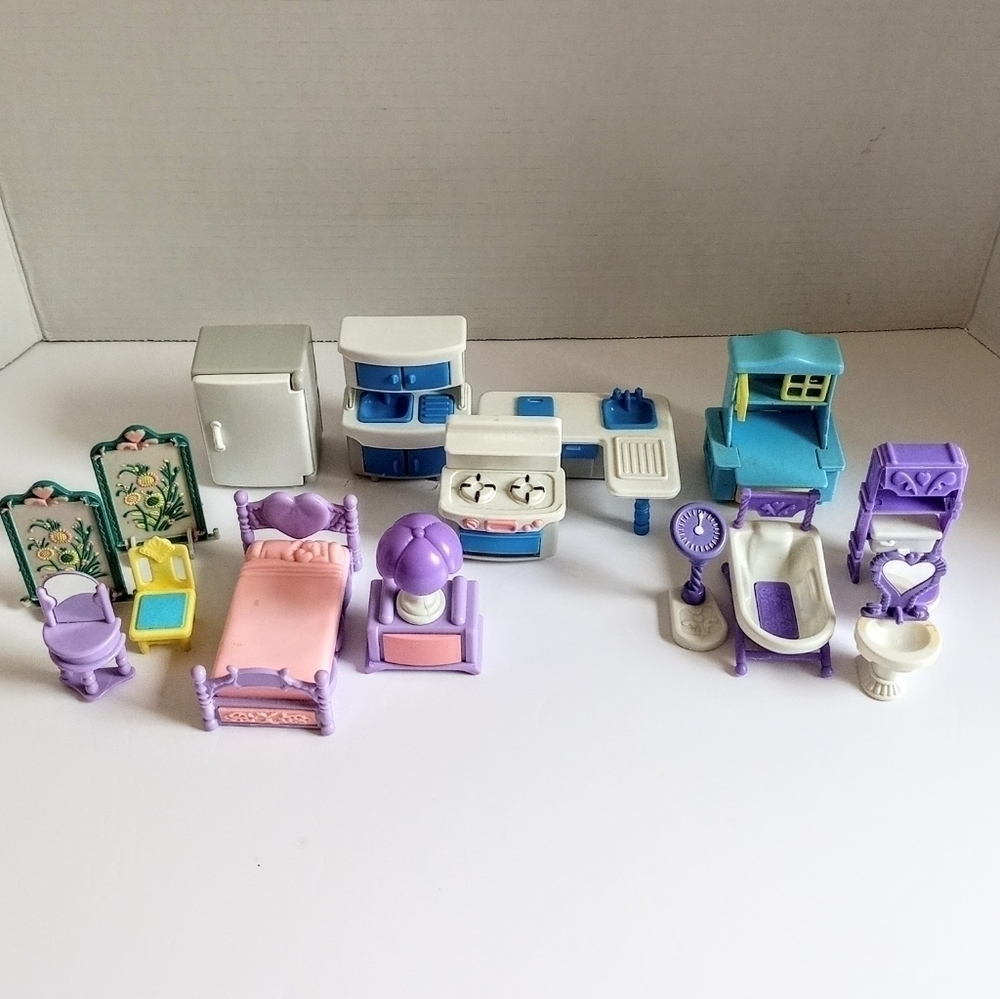 Lot of Kameny dollhouse furniture